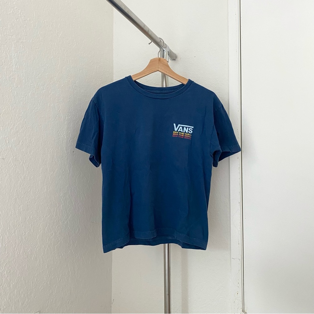 blue vans t shirt